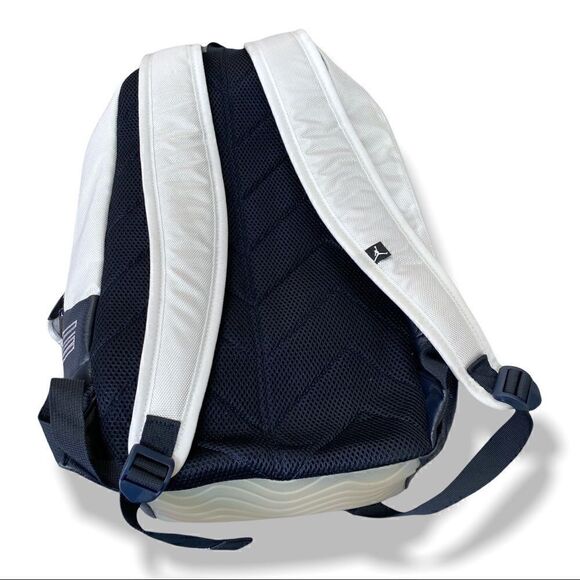 Nike Air Jordan Retro 11 Concord Jumpman Backpack Bag White/Obsidian 9A1971-WU4 - Picture 9 of 11